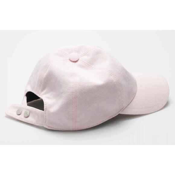 Chanel 22P Light Pink Denim Gold Sequin CC Logo Baseball Cap Curved Peak Hat main image 9